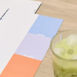 Happy Planner Dotted Lined Classic Filler Paper, Bright Energy, 7
