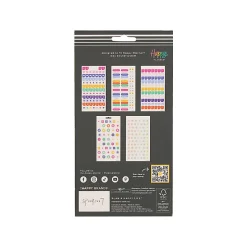 Happy Planner Flower Burst Stickers, Medium, 71 Stickers Per Sheet, Pack Of 5 Sheets