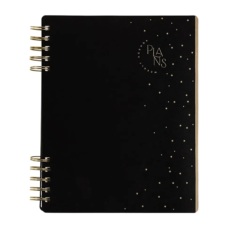 2025 Happy Planner Monthly/Weekly Classic Customizable Spiral Planner, 7" x 9-1/4", Cosmic Plans, Undated, PZ0018C001