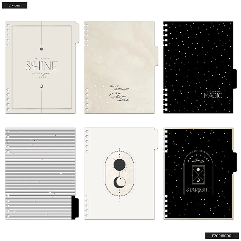 2025 Happy Planner Monthly/Weekly Classic Customizable Spiral Planner, 7" x 9-1/4", Cosmic Plans, Undated, PZ0018C001