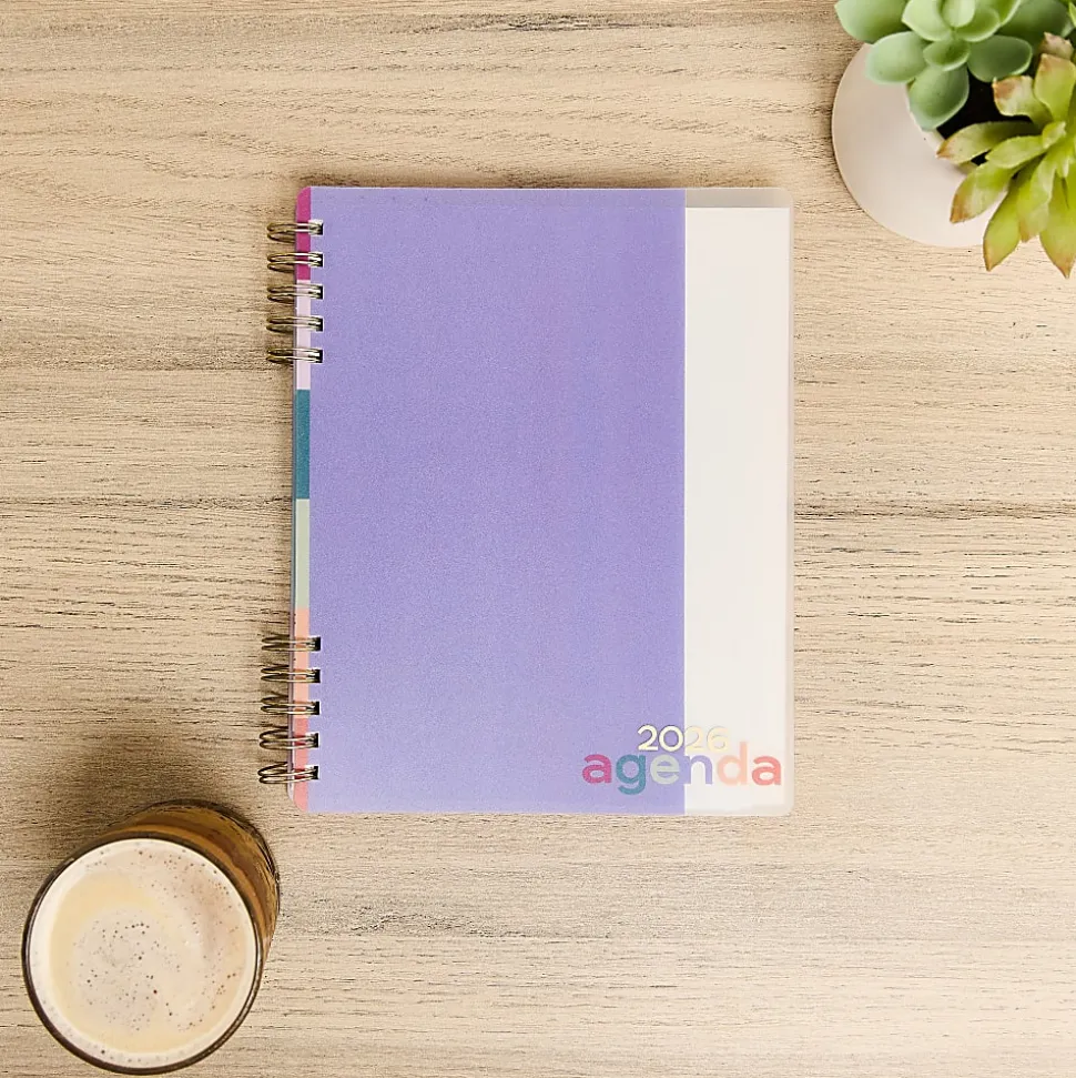2026 Happy Planner Monthly/Weekly Classic Customizable Twin Loop Planner, 7" x 9-1/4", Minimal Months, January To December, PZ0017C008