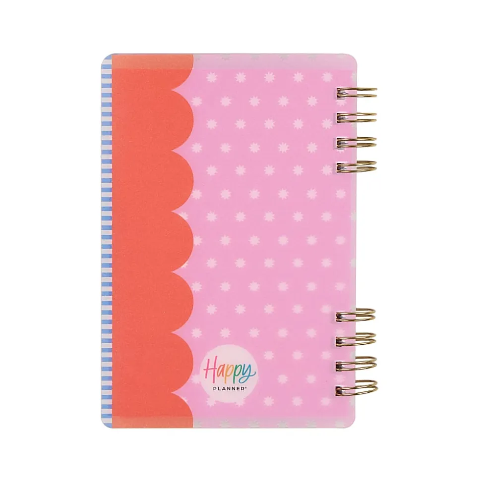 2026 Happy Planner Monthly/Weekly Mini Customizable Twin Loop Planner, 4-5/8" x 7", Color Beat, January To December, PZ0019M003