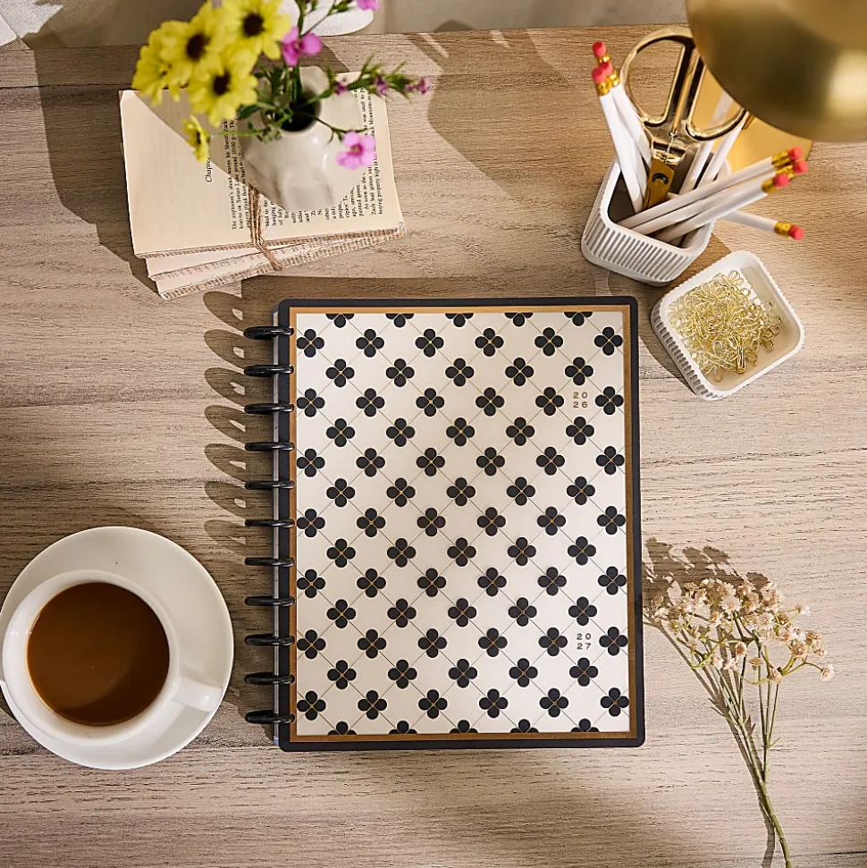 Happy Planner Monthly/Weekly Big Disc-Bound Academic Planner, 8-1/2" x 11", Earth Hues, July 2026 to June 2027, Total Quantity 1