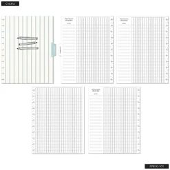 2026-2027 Happy Planner Monthly/Weekly Big Disc-Bound Teacher Planner, 8-1/2" x 11", Light Lessons, July To June, Total Qty 1