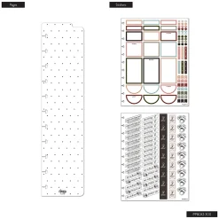 2026-2027 Happy Planner Monthly/Weekly Big Disc-Bound Teacher Planner, 8-1/2