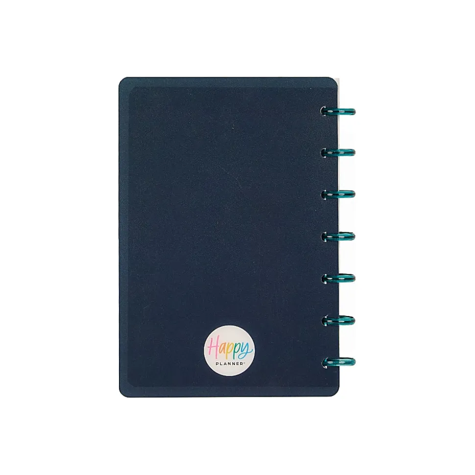 Happy Planner Monthly/Weekly Mini Disc-Bound Academic Planner, 4-5/8" x 7", Abstract Expression, July 2026 to June 2027, Total Quantity 1