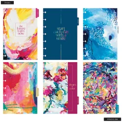 Happy Planner Monthly/Weekly Mini Disc-Bound Academic Planner, 4-5/8
