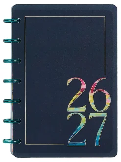 Happy Planner Monthly/Weekly Mini Disc-Bound Academic Planner, 4-5/8