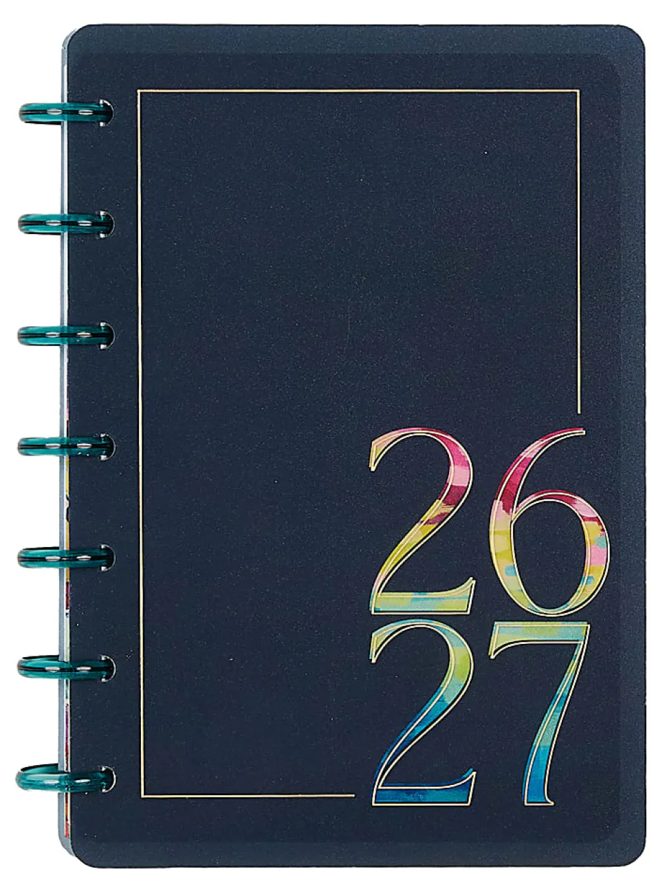 Happy Planner Monthly/Weekly Mini Disc-Bound Academic Planner, 4-5/8" x 7", Abstract Expression, July 2026 to June 2027, Total Quantity 1