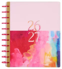 Happy Planner Monthly/Weekly Big Disc-Bound Academic Planner, 8-1/2