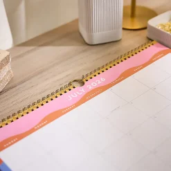 Happy Planner Organized 12-Month Wall Calendar, 14” x 12”, Color Form, July 2026 To June 2027, CWDS12-002, Total Qty 1