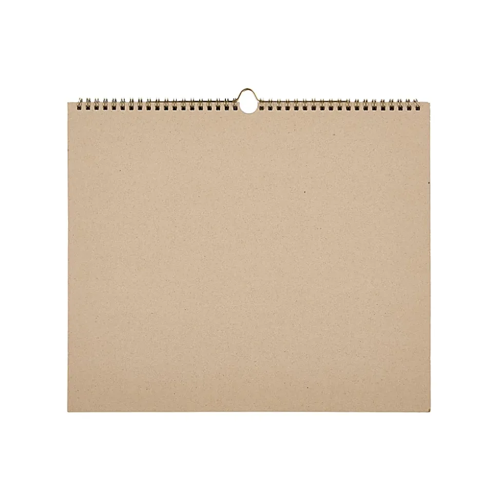 Happy Planner Organized 12-Month Wall Calendar, 14” x 12”, Cottage Blues, July 2026 To June 2027, CWDS12-003, Total Qty 1