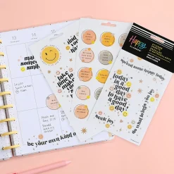 Happy Planner Smiley Face Stickers, 9-1/8