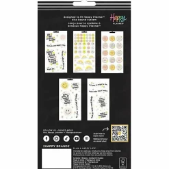 Happy Planner Smiley Face Stickers, 9-1/8