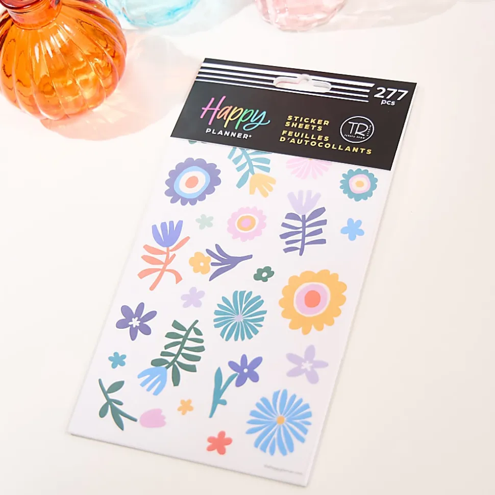 Happy Planner Sticker Sheets, Mod Mosaics, Pack Of 10 Sheets, 277 Total Stickers