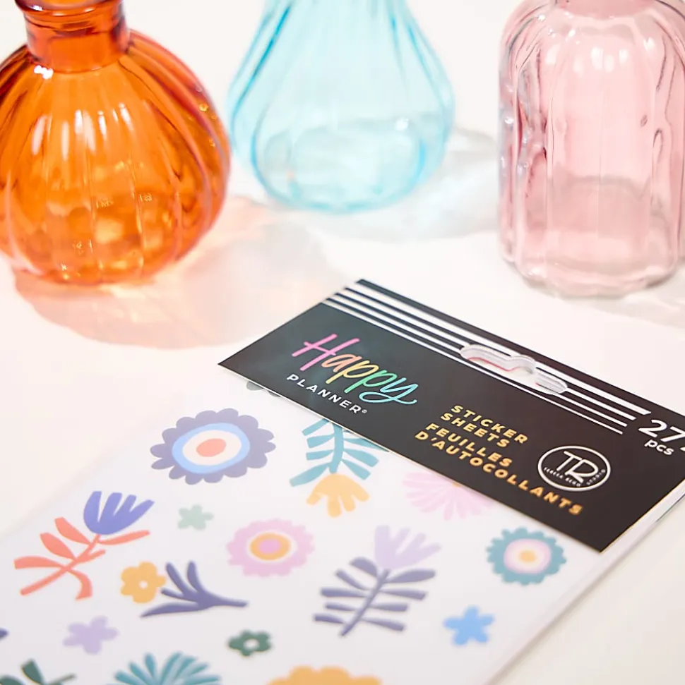 Happy Planner Sticker Sheets, Mod Mosaics, Pack Of 10 Sheets, 277 Total Stickers