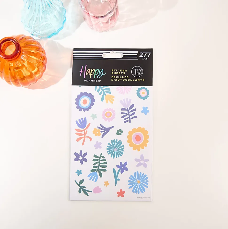 Happy Planner Sticker Sheets, Mod Mosaics, Pack Of 10 Sheets, 277 Total Stickers