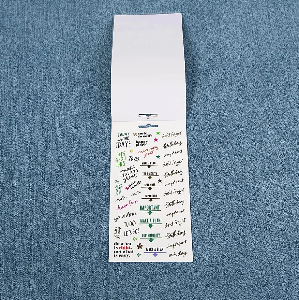 Happy Planner Stickers, 9-1/8" x 4-13/16", Everyday Reminders, Pack Of 5 Sticker Sheets