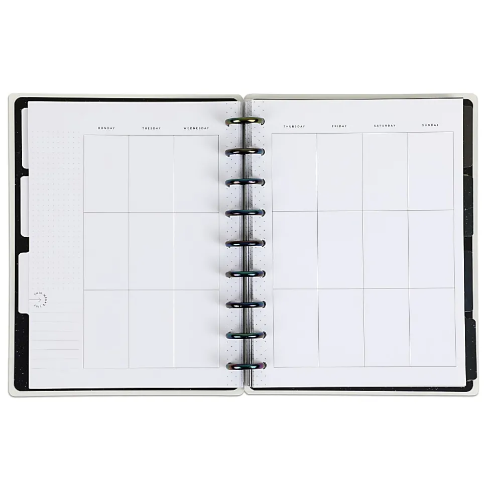 Happy Planner Weekly/Monthly Classic Undated Planner, 7" x 9-1/4", Look To The Stars, PPCU12-050