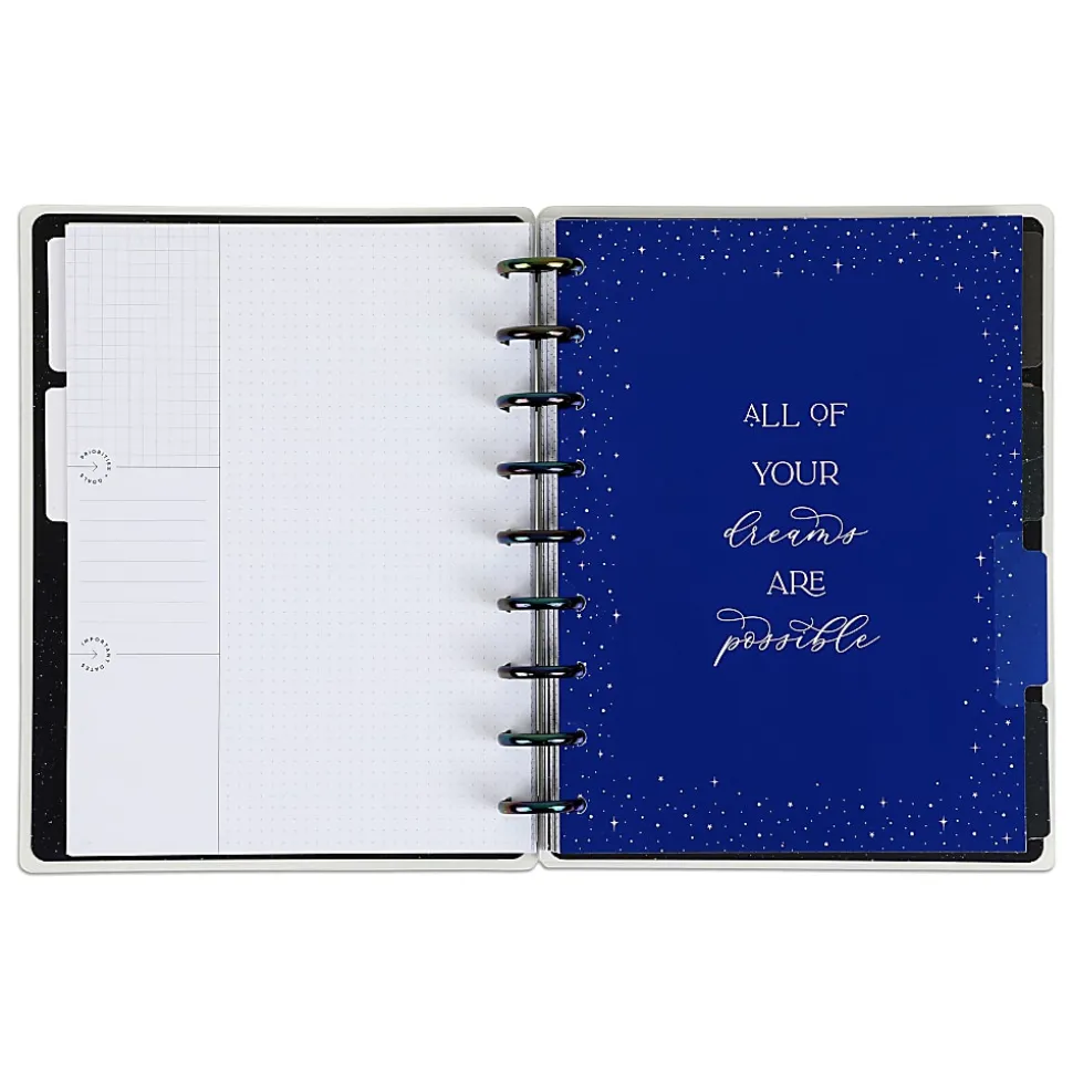 Happy Planner Weekly/Monthly Classic Undated Planner, 7" x 9-1/4", Look To The Stars, PPCU12-050