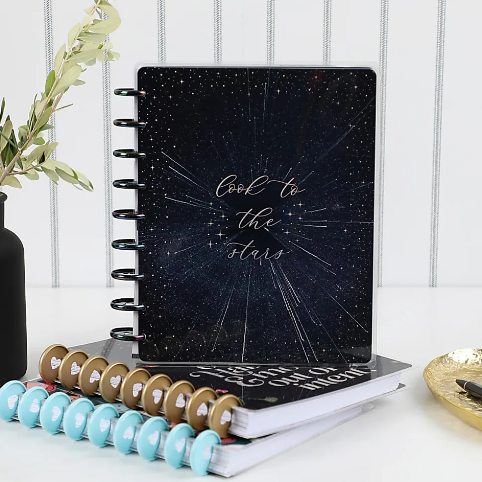 Happy Planner Weekly/Monthly Classic Undated Planner, 7" x 9-1/4", Look To The Stars, PPCU12-050