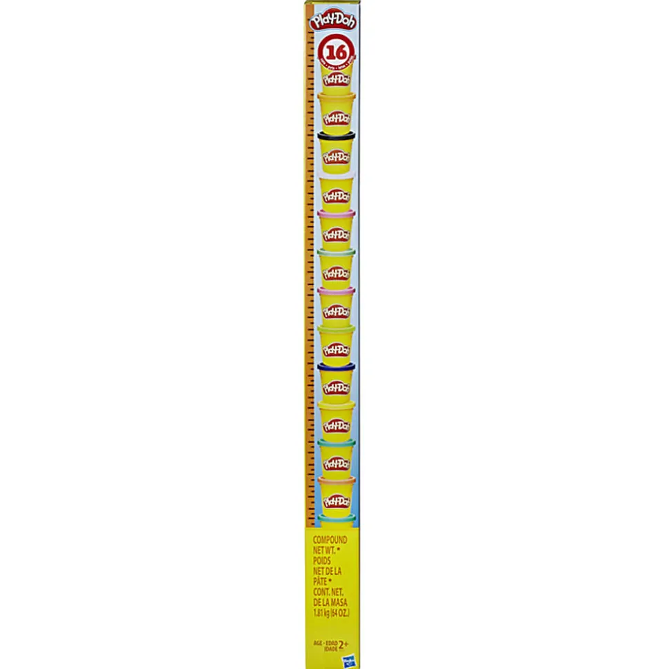 Hasbro Mega Meter Play-Doh, Multicolor, Pack Of 16 Cans