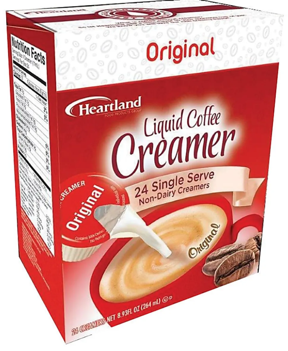 Heartland Creamers, 0.37 Oz, Original, Box Of 24 Creamers