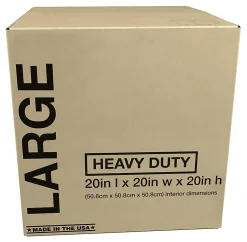 Heavy-Duty Corrugated Moving Box, 20