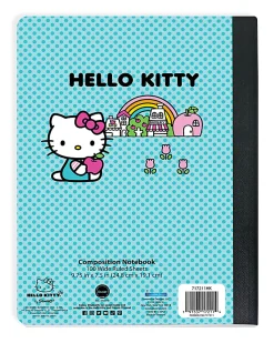 Hello Kitty Wide Ruled Composition Notebook, 9.5" x 7.25", 100 Sheets