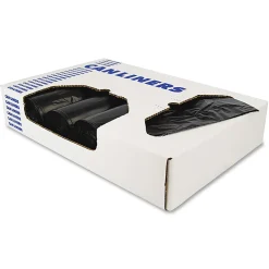 Heritage High-density Coreless Roll Can Liners, 45 gal, 40"x 48"x0.87 mil (22 Micron) Thickness, High Density, 150 Count