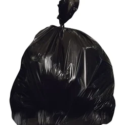 Heritage Linear Low Density Can Liners, 0.7-mil, 16 Gallons, 32" x 24", Black, Case Of 500 Liners