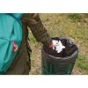 Heritage, Linear Low-Density Can Liners, 10 gal, 0.9 mil, 24" x 23", Black, 500/Carton