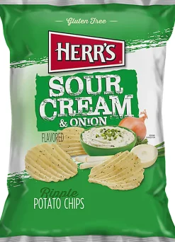 Herr's Snacks, Sour Cream & Onion Potato Chips