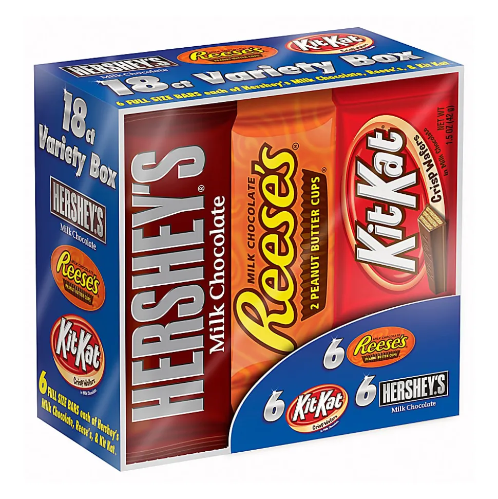 Hershey's® Candy Bar Variety Pack, 1.5 Oz, Box Of 18