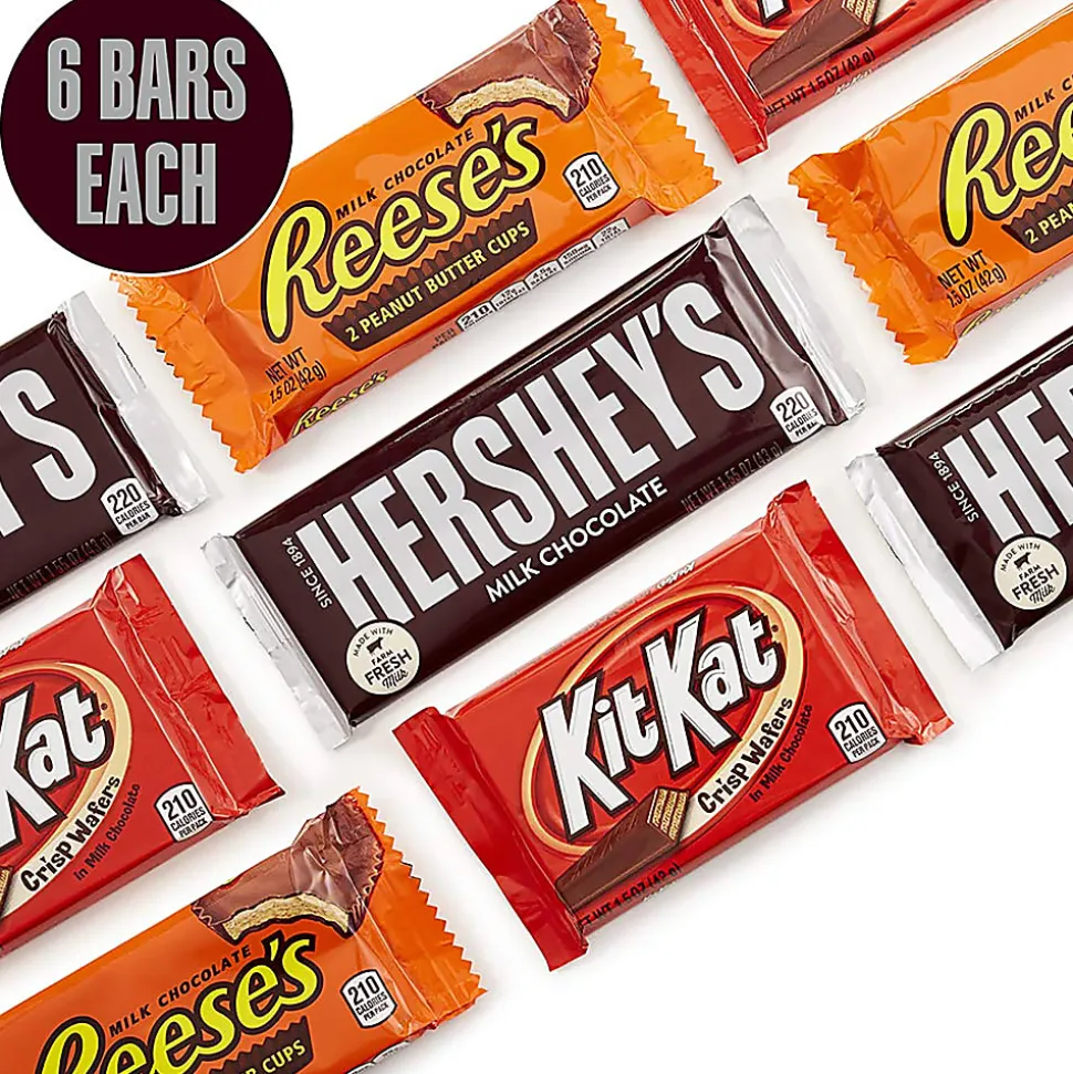Hershey's® Candy Bar Variety Pack, 1.5 Oz, Box Of 18