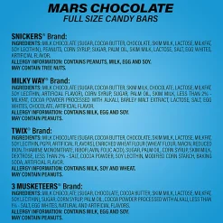 Hershey's® Chocolate Full-Size Variety Pack/Mars Chocolate Full-Size Variety Pack Bundle