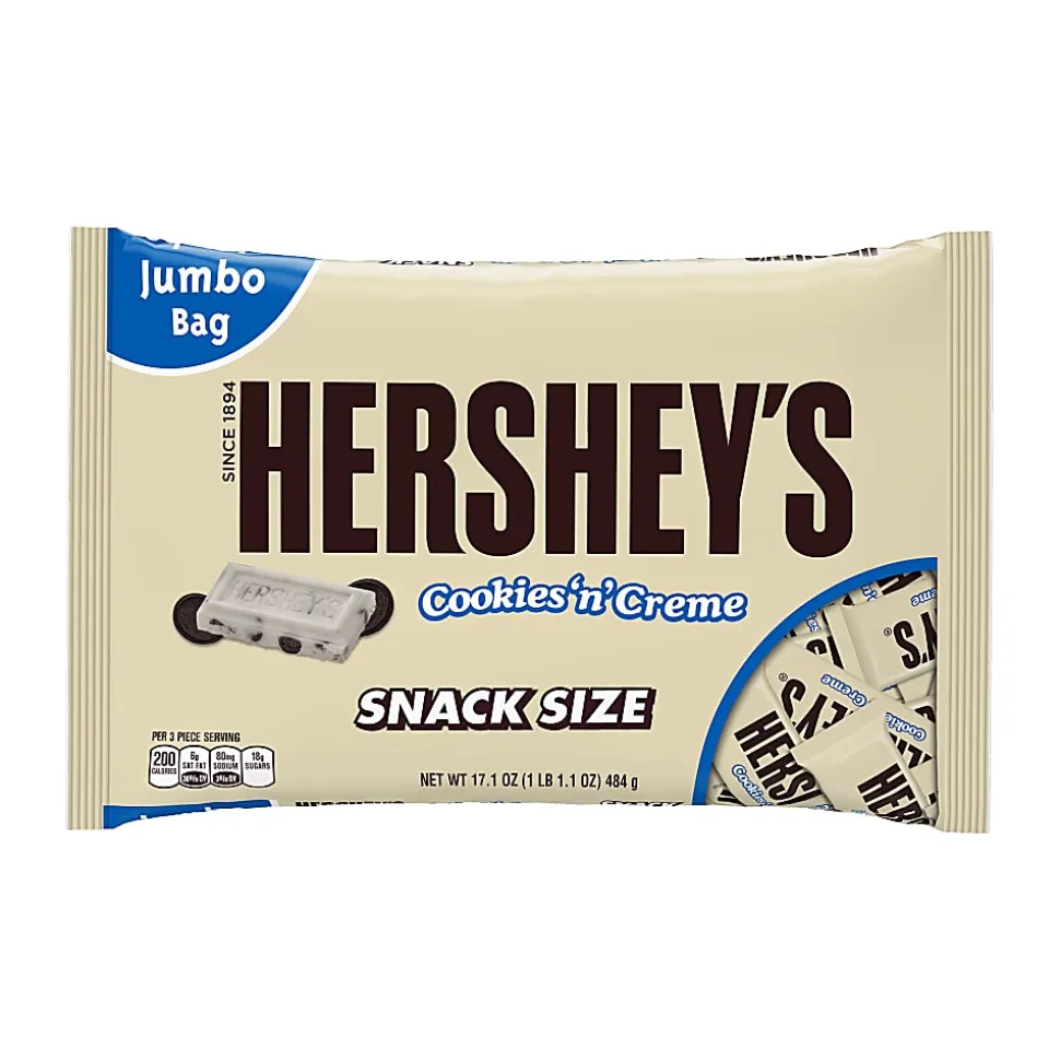 Hershey's® Cookies 'n' Creme Snack-Size Treats, 17.1-Oz Bulk Container, Pack Of 2