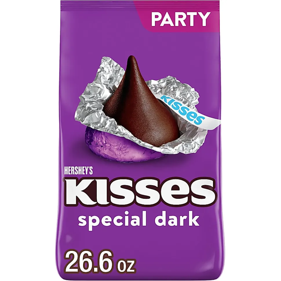 HERSHEY'S KISSES Dark Chocolate Candy, 26.6 oz