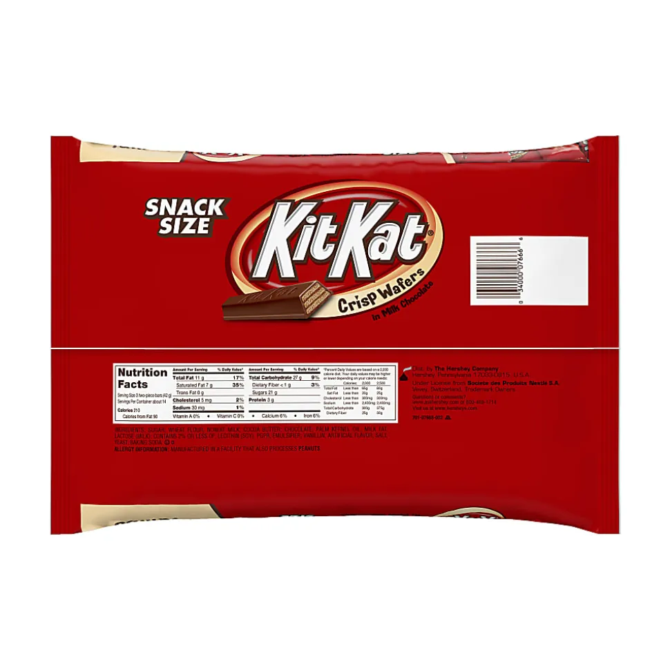 Hershey's® Kit Kat® Snack-Size Bars, 20.1-Oz Jumbo Bag