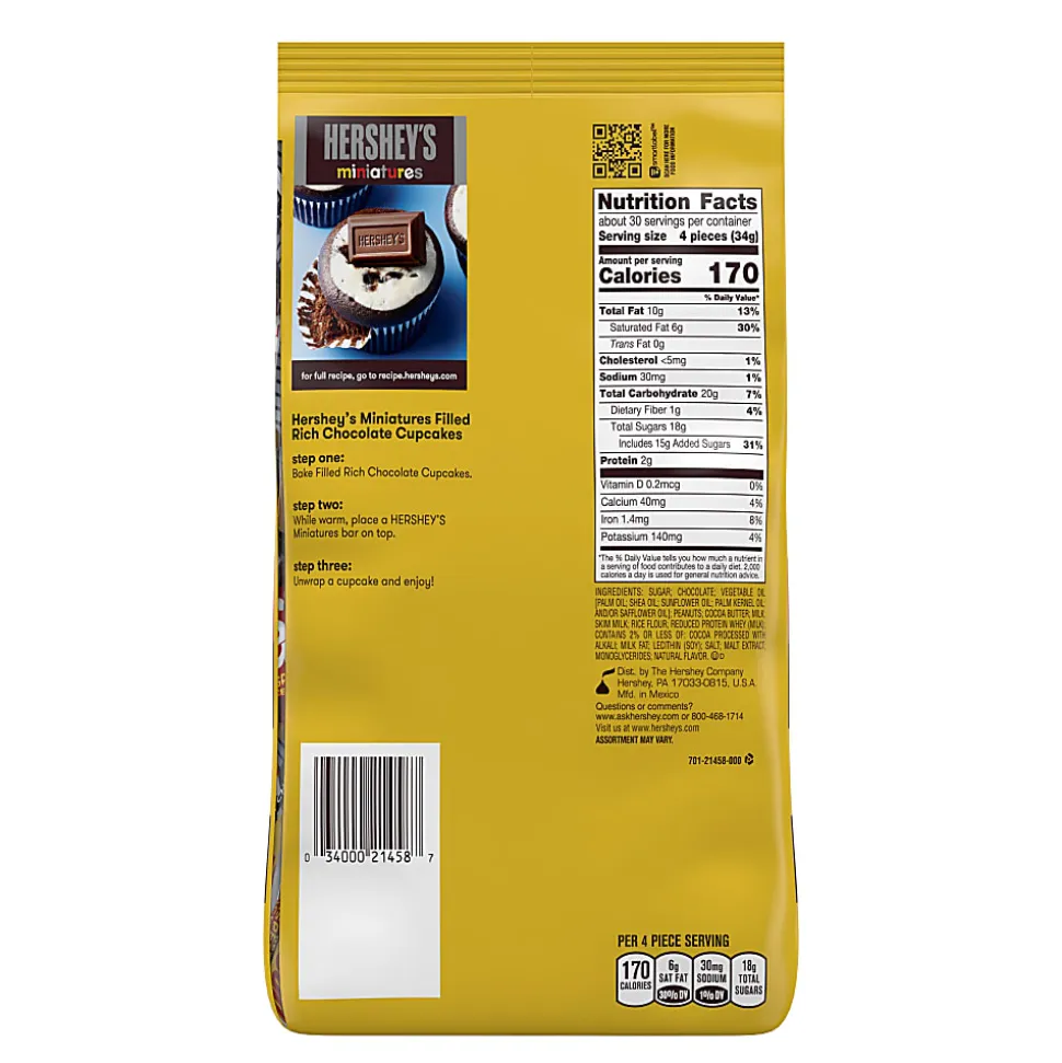 Hershey's Miniatures Chocolate Candy Assortment, 35.9 Oz