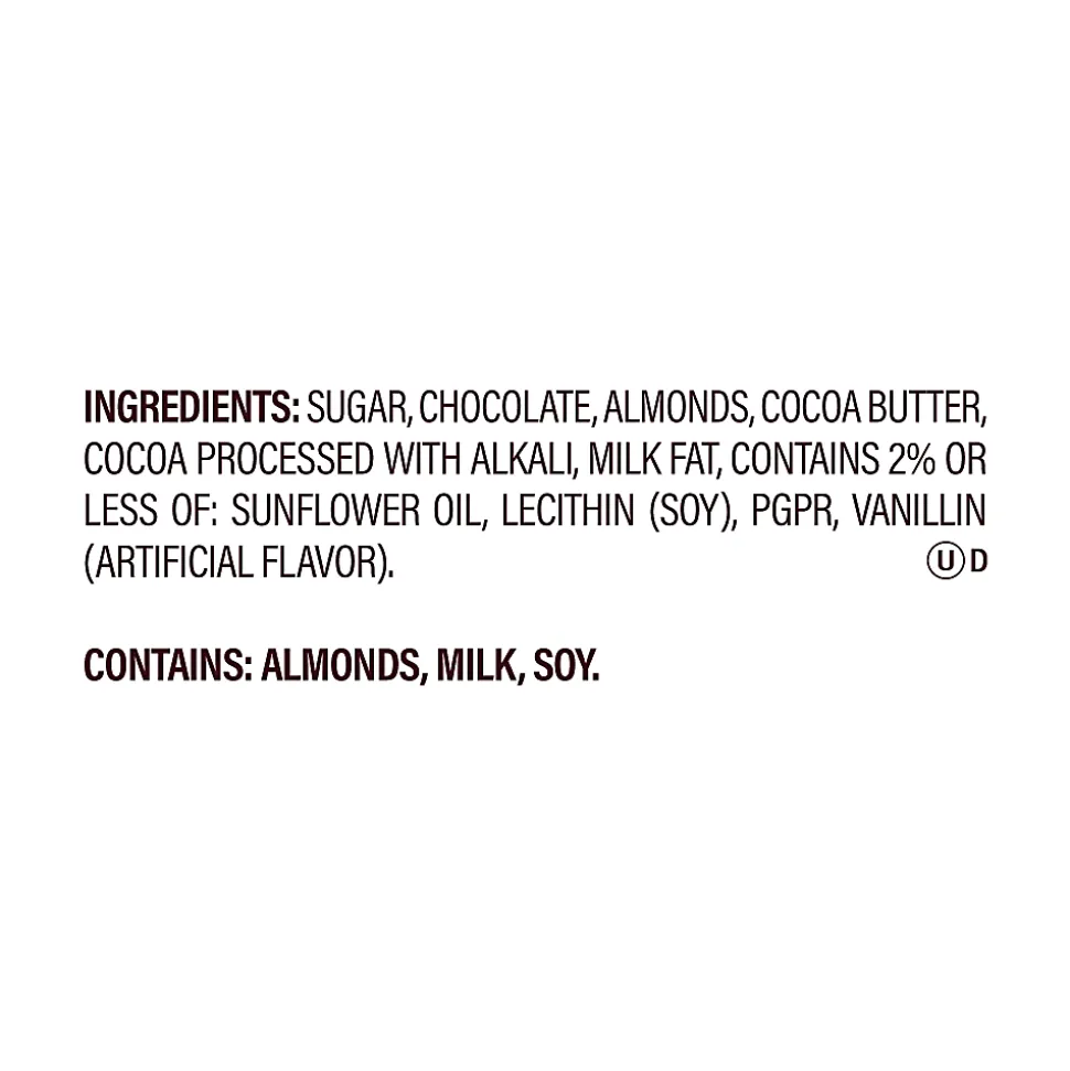 HERSHEY'S NUGGETS SPECIAL DARK Mildly Sweet Chocolate with Almonds Candy, 8.6 oz, 3 Pack