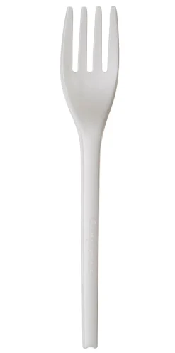 Highmark® ECO Compostable Forks, 6-1/2", White, Pack Of 50
