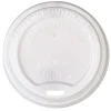 Highmark® ECO Compostable Hot Coffee Cup Lids, White, Pack Of 800