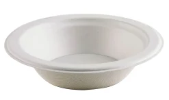 Highmark® ECO Compostable Sugarcane Paper Bowls, 12 Oz, White, Case Of 1,000