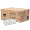 Highmark® ECO Multi-Fold 1-Ply Paper Towels, 100% Recycled, White, 250 Sheets Per Pack, Case Of 16 Packs