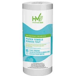 Highmark® ECO 2-Ply Paper Towels, 100% Recycled, 85 Sheets Per Roll, Case Of 30 Rolls