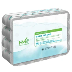 Highmark® ECO 2-Ply Toilet Paper, 100% Recycled, 336 Sheets Per Roll, Case of 48 Rolls