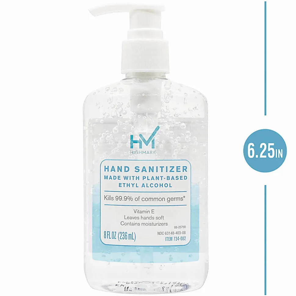 Highmark® Hand Sanitizer, 8 Oz