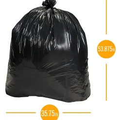Highmark™ Heavy Duty Extra-Large Drum Liners, 55 Gallon, Box Of 20 Bags