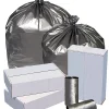 Highmark™ Linear Low Density Can Liners, 1.7-mil, 60 Gallons, 38" x 58", Silver, Box Of 50
